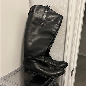 Sam Edelman Black riding boots wide calf